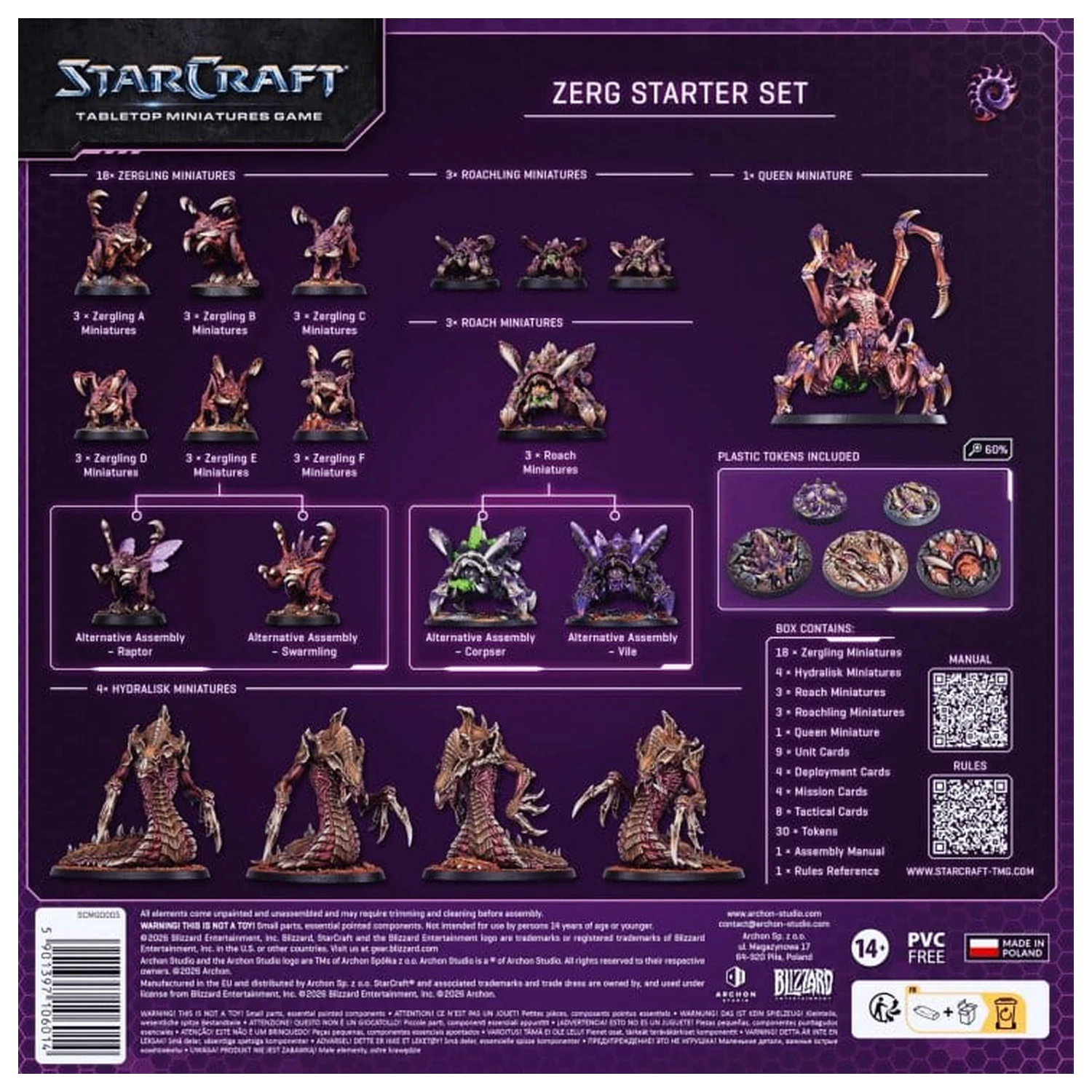 StarCraft TMG Starter Set Zerg termékfotó