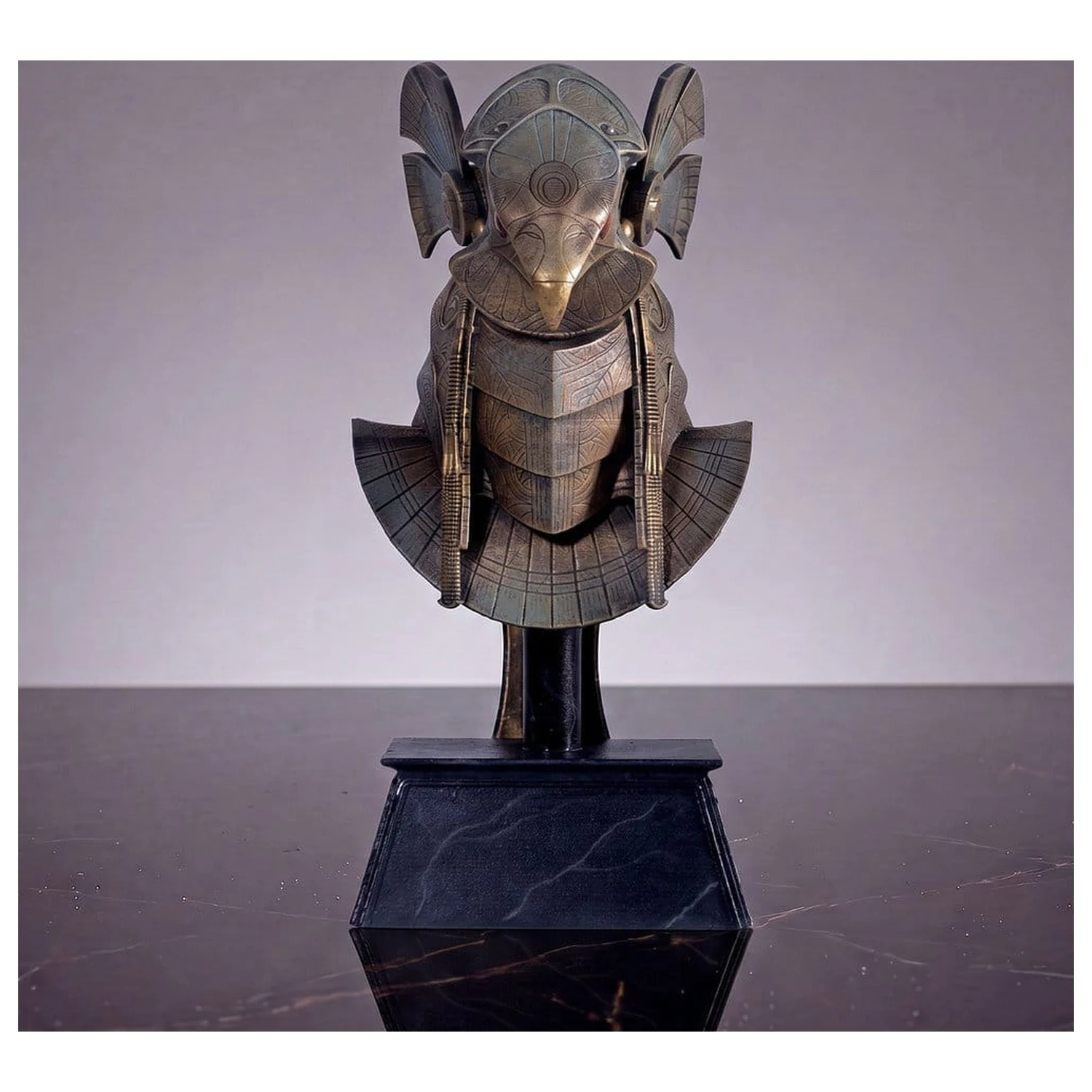 Stargate Desktop Replica sisak replika Horus Guard Helmet 15 cm termékfotó