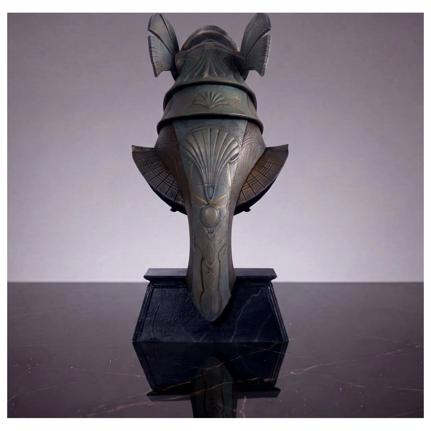 Stargate Desktop Replica sisak replika Horus Guard Helmet 15 cm termékfotó