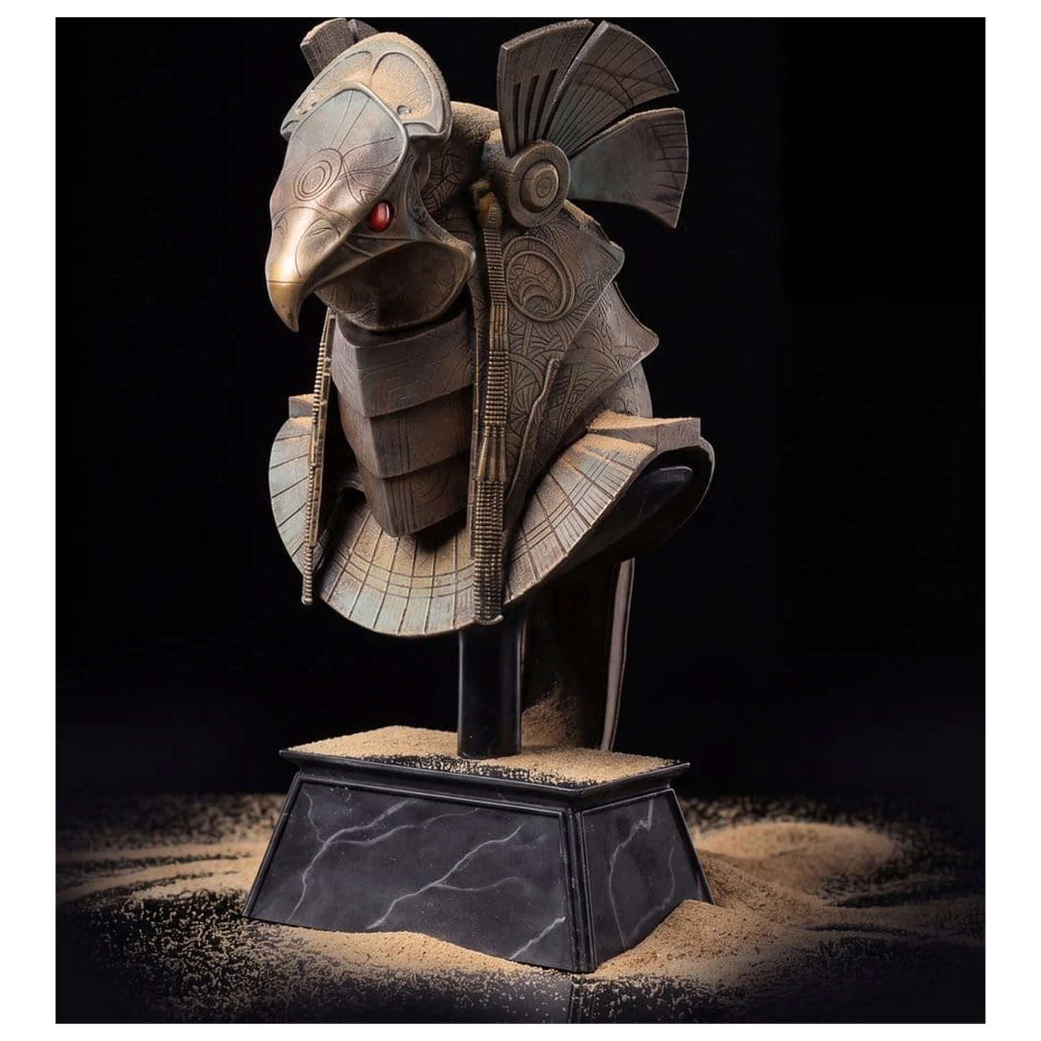 Stargate Desktop Replica sisak replika Horus Guard Helmet 15 cm termékfotó