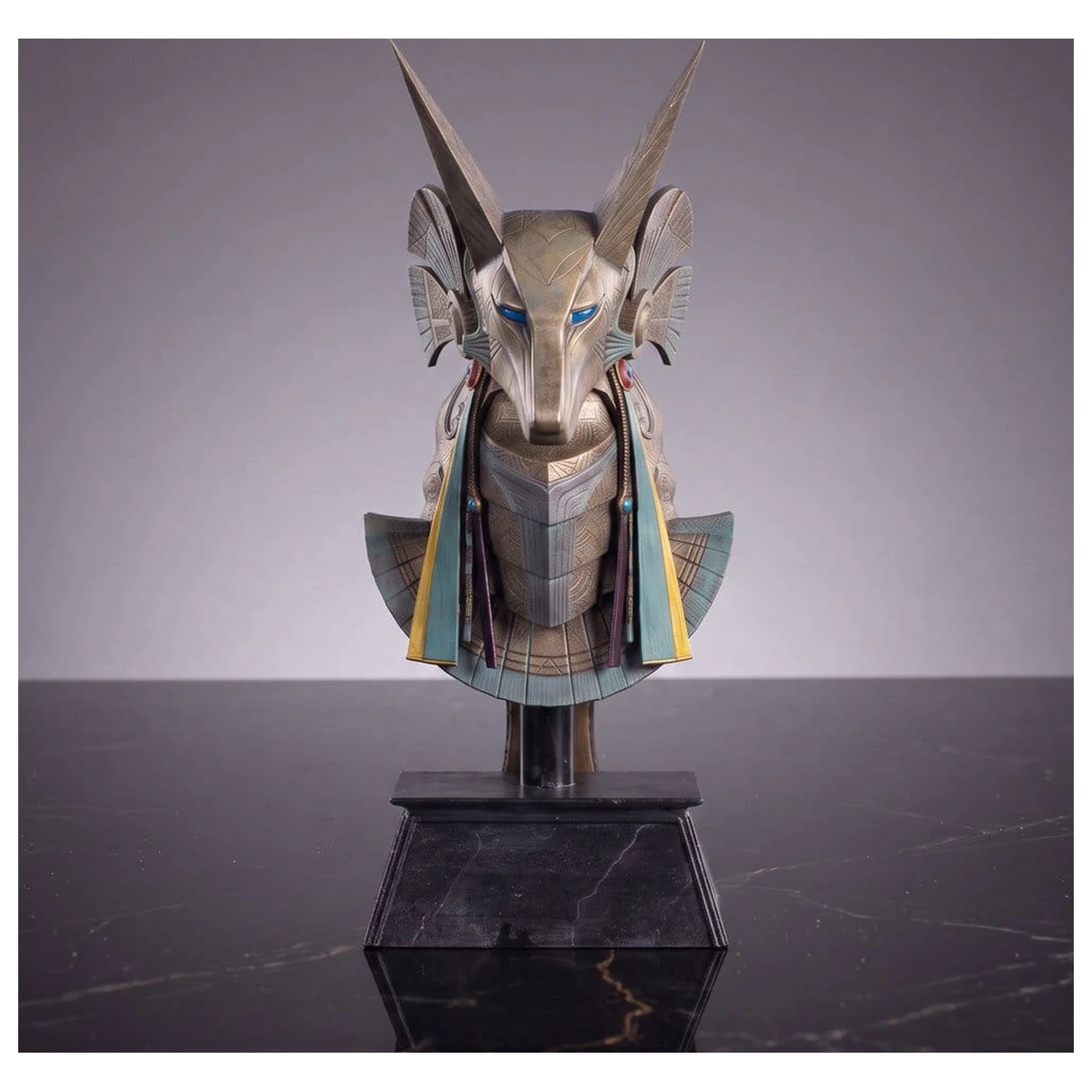 Stargate Desktop Replica sisak replika Jackal Guard Helmet Anubis 15 cm termékfotó