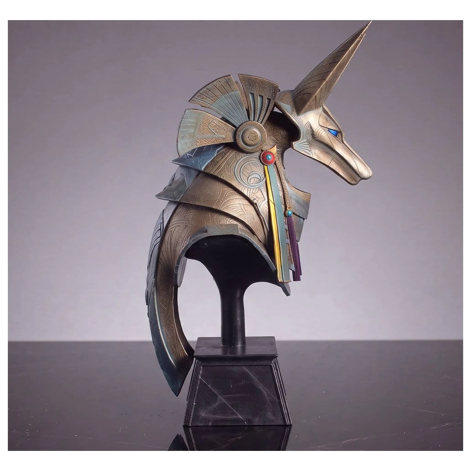 Stargate Desktop Replica sisak replika Jackal Guard Helmet Anubis 15 cm termékfotó
