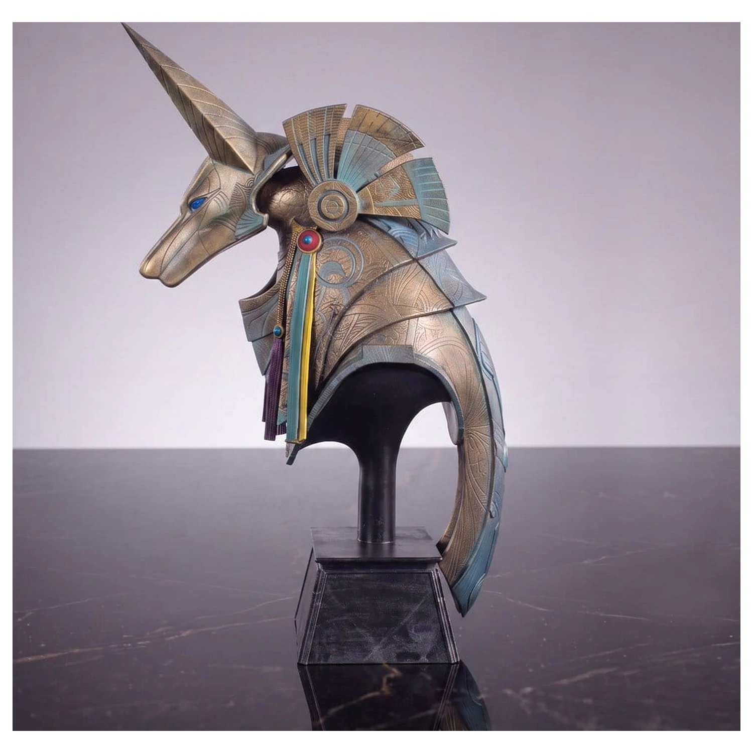 Stargate Desktop Replica sisak replika Jackal Guard Helmet Anubis 15 cm termékfotó