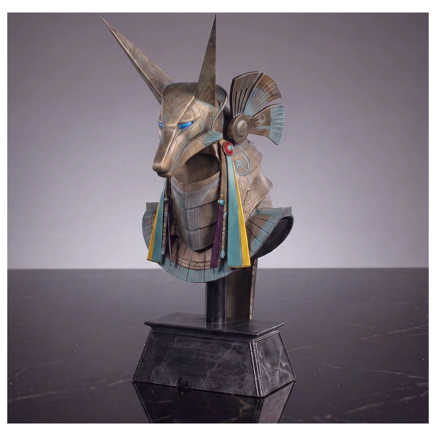 Stargate Desktop Replica sisak replika Jackal Guard Helmet Anubis 15 cm termékfotó