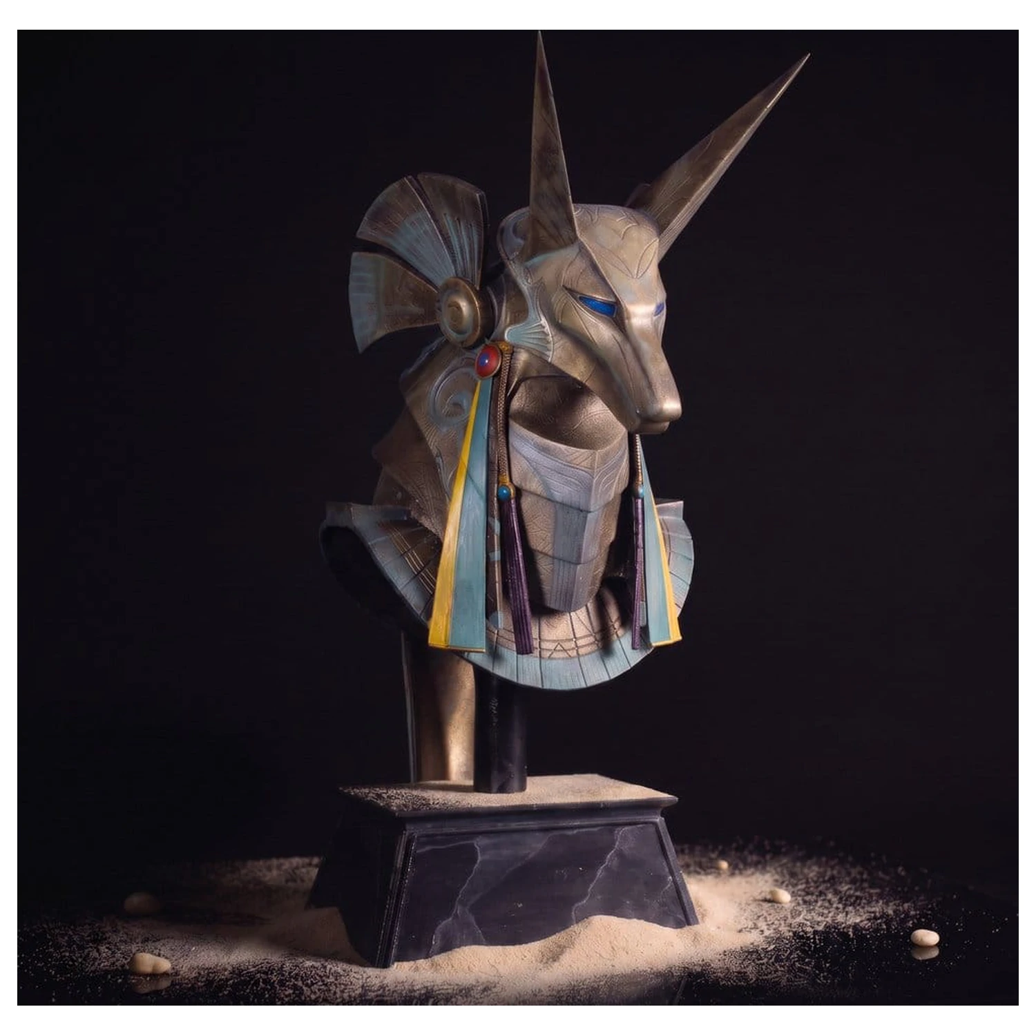 Stargate Desktop Replica sisak replika Jackal Guard Helmet Anubis 15 cm termékfotó