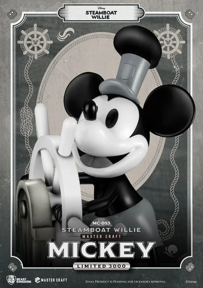 Steamboat Willie Master Craft Mickey szobor figura 46 cm termékfotó