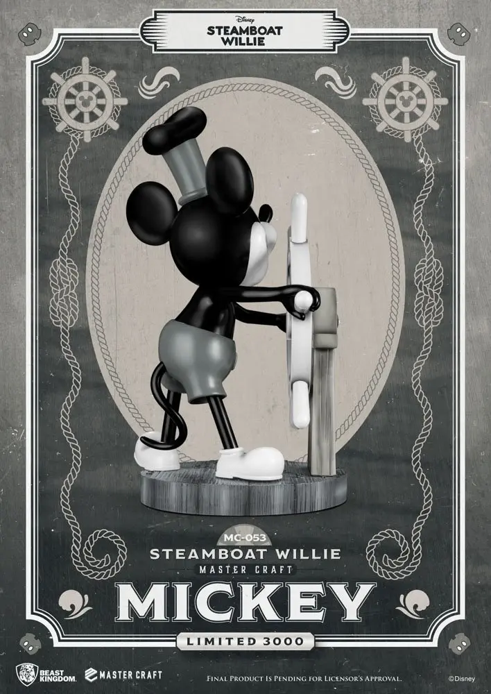 Steamboat Willie Master Craft Mickey szobor figura 46 cm termékfotó