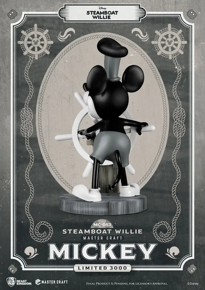 Steamboat Willie Master Craft Mickey szobor figura 46 cm termékfotó