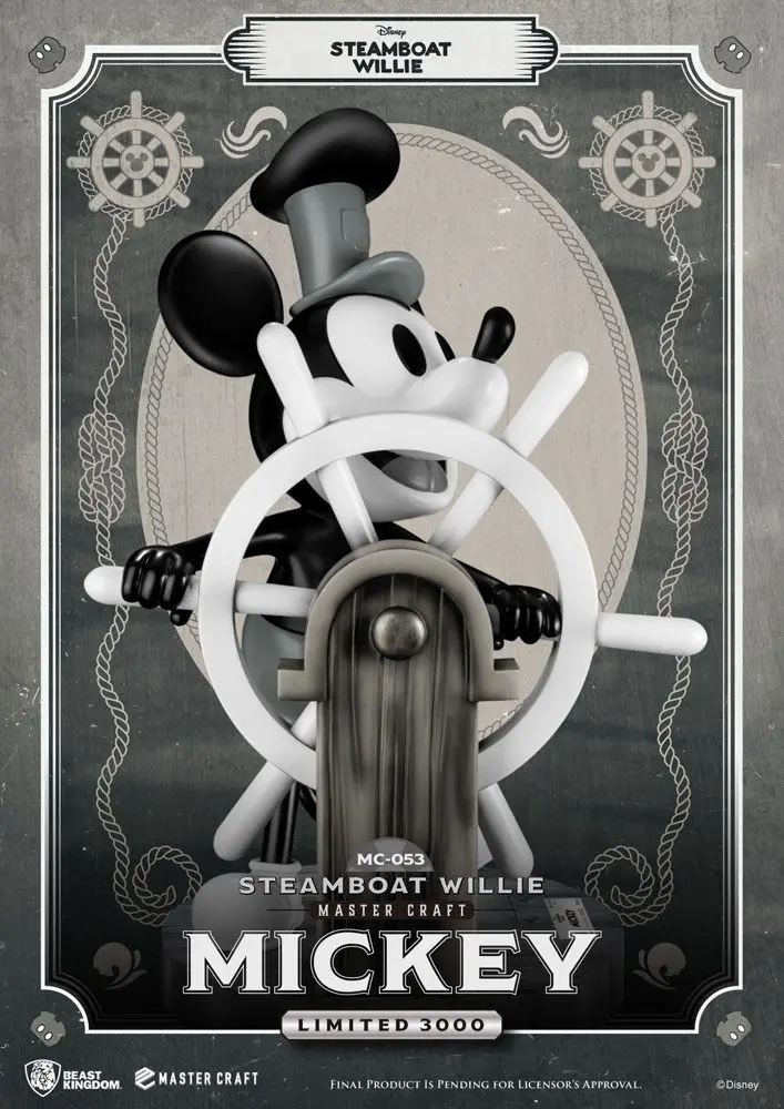 Steamboat Willie Master Craft Mickey szobor figura 46 cm termékfotó