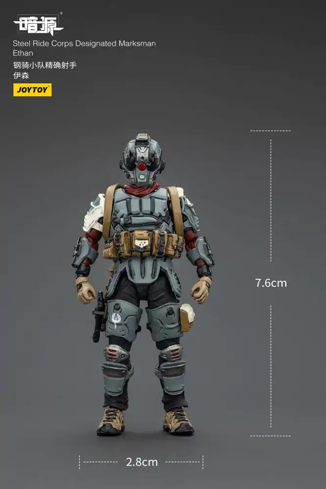 Steel Ride Corps Dark Source Action Figur Designated Marksman Ethan 7 cm termékfotó