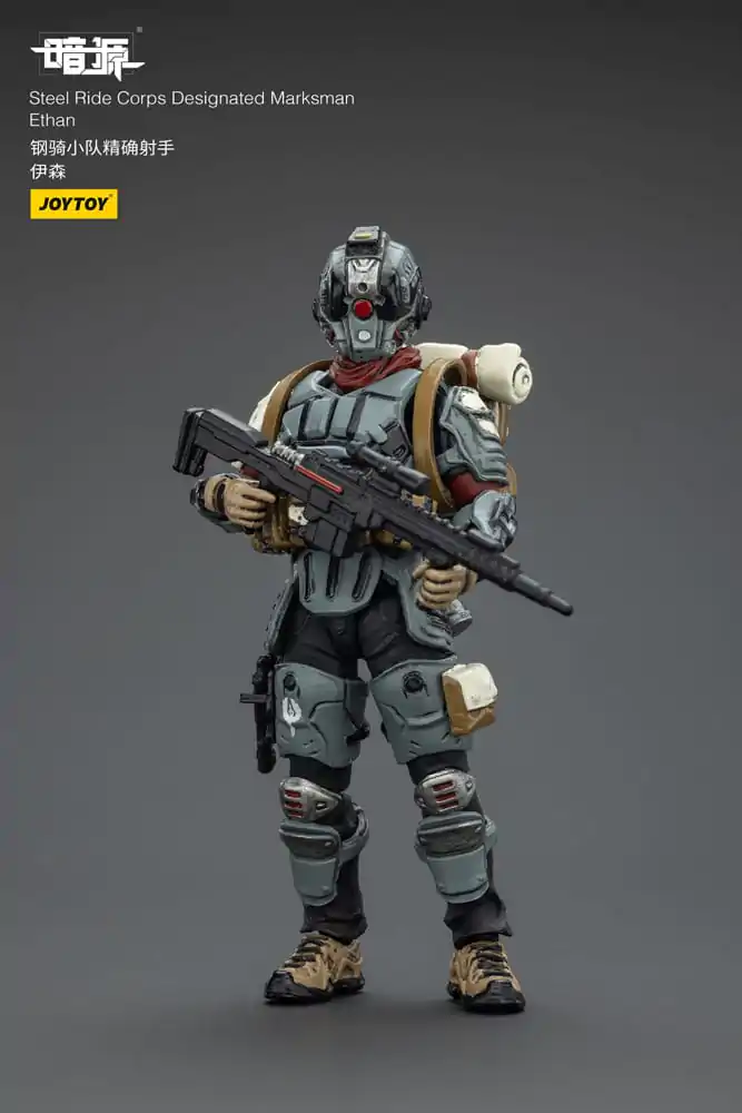 Steel Ride Corps Dark Source Action Figur Designated Marksman Ethan 7 cm termékfotó
