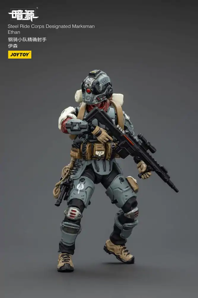 Steel Ride Corps Dark Source Action Figur Designated Marksman Ethan 7 cm termékfotó