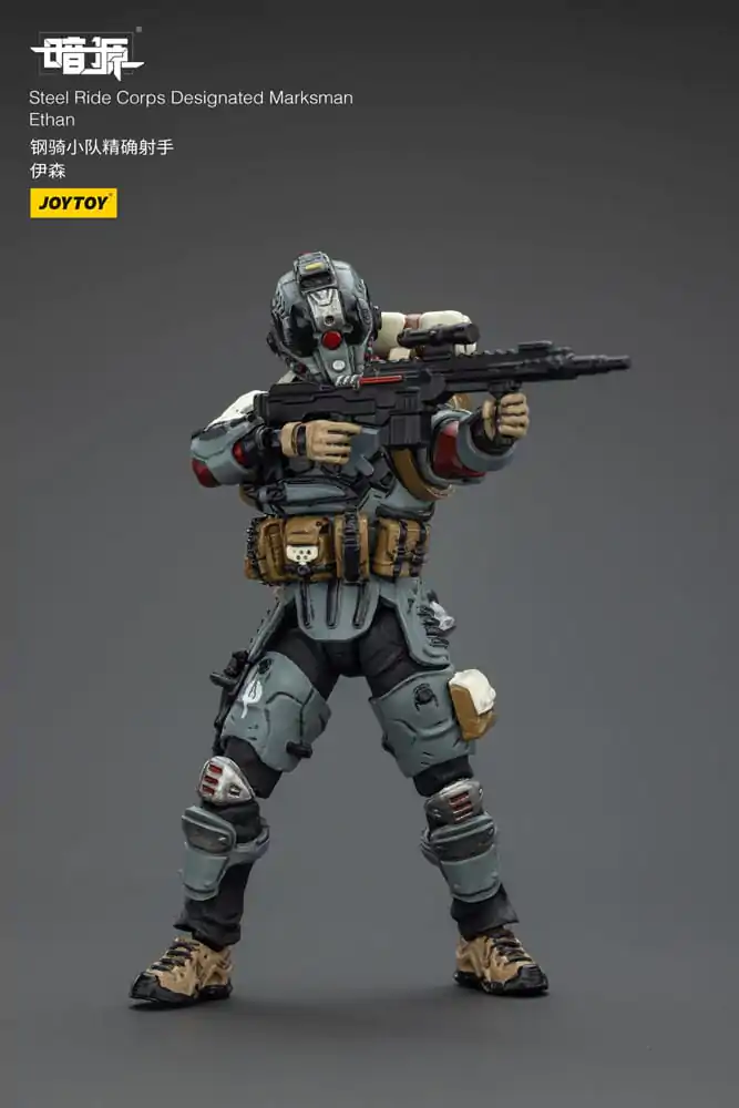Steel Ride Corps Dark Source Action Figur Designated Marksman Ethan 7 cm termékfotó