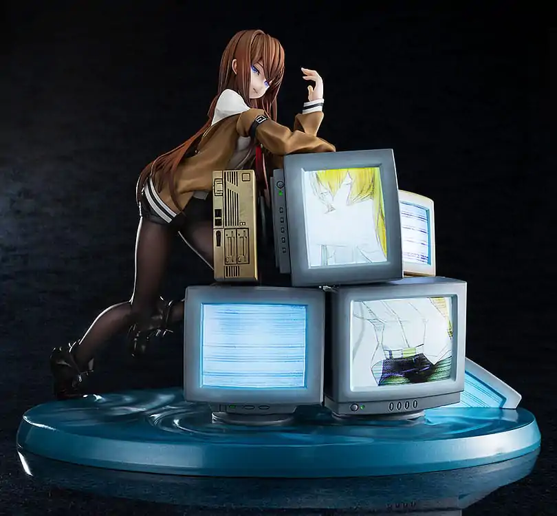 Steins Gate 0 1/7 Kurisu Makise With LED Light-Up Feature PVC szobor figura 21 cm termékfotó