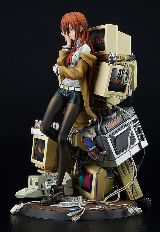 Steins Gate 1/7 Kurisu Makise Reading Steiner PVC szobor figura 23 cm termékfotó