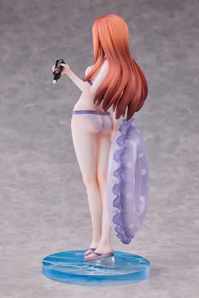 Steins Gate 1/7 Kurisu Makise: Swimsuit Ver. PVC szobor figura 24 cm termékfotó
