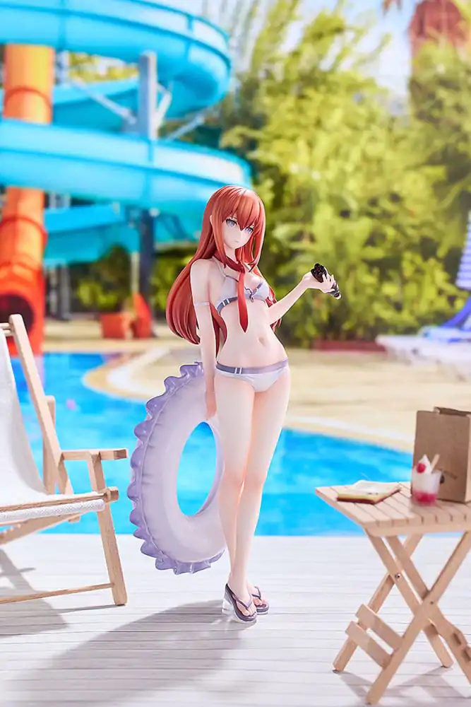 Steins Gate 1/7 Kurisu Makise: Swimsuit Ver. PVC szobor figura 24 cm termékfotó