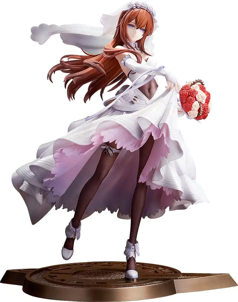 Steins Gate 1/7 Kurisu Makise: Wedding Dress Ver. PVC szobor figura 26 cm termékfotó