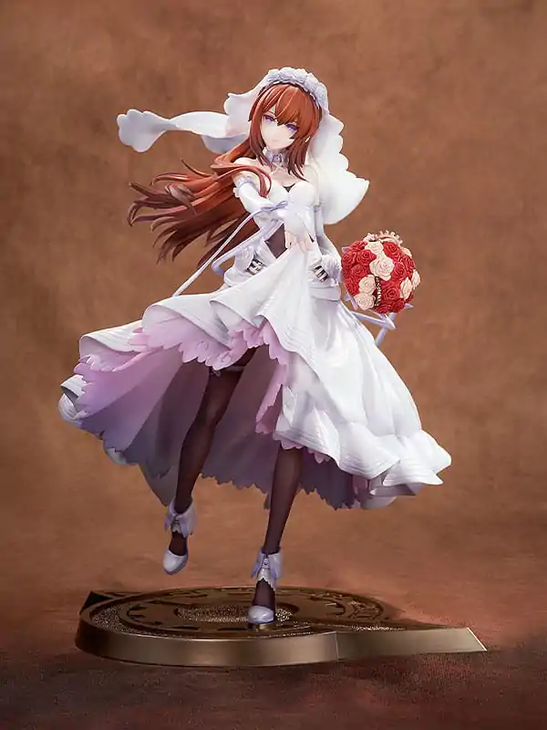 Steins Gate 1/7 Kurisu Makise: Wedding Dress Ver. PVC szobor figura 26 cm termékfotó