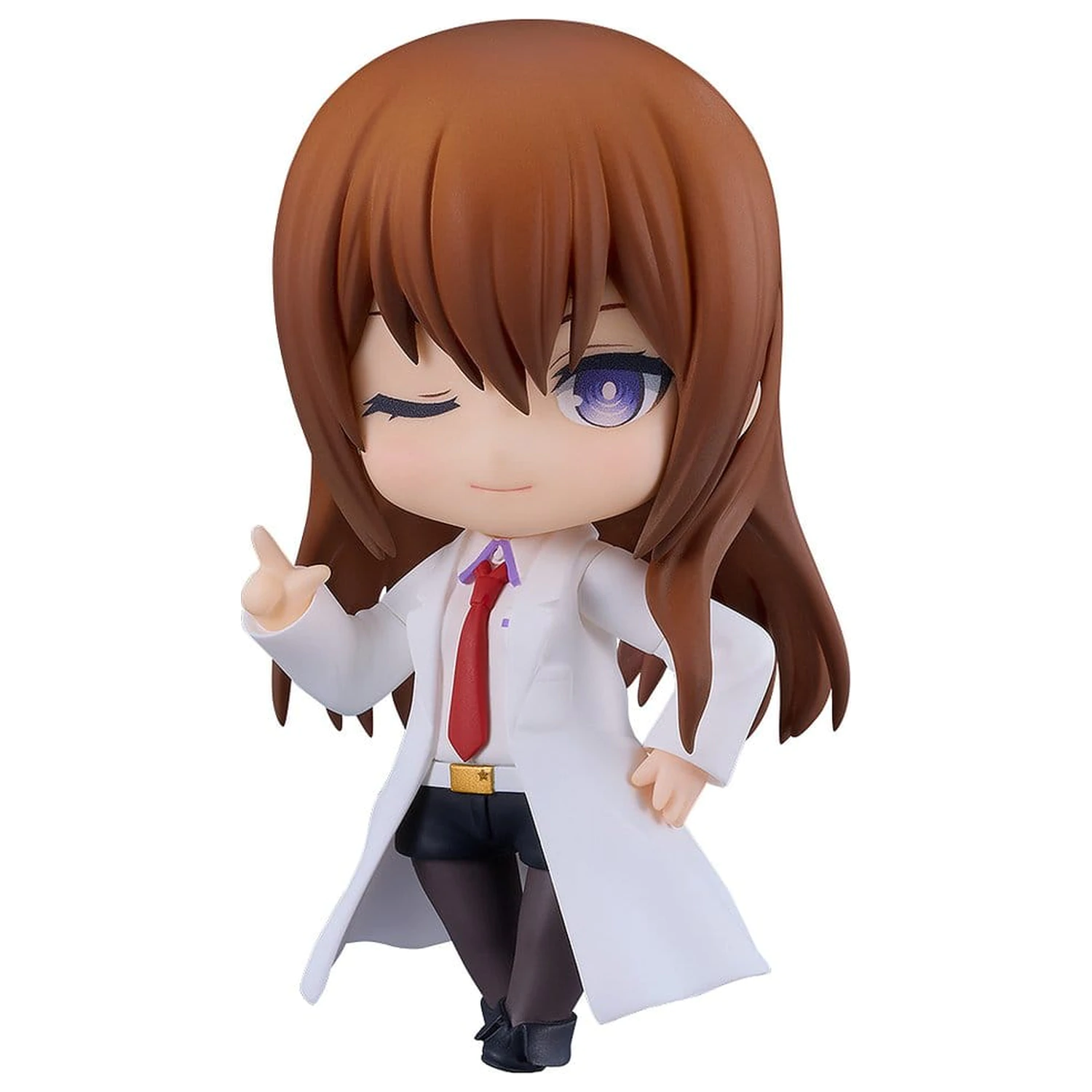 Steins Gate Nendoroid Basic akciófigura Kurisu Makise: Lab Coat Ver. 10 cm termékfotó