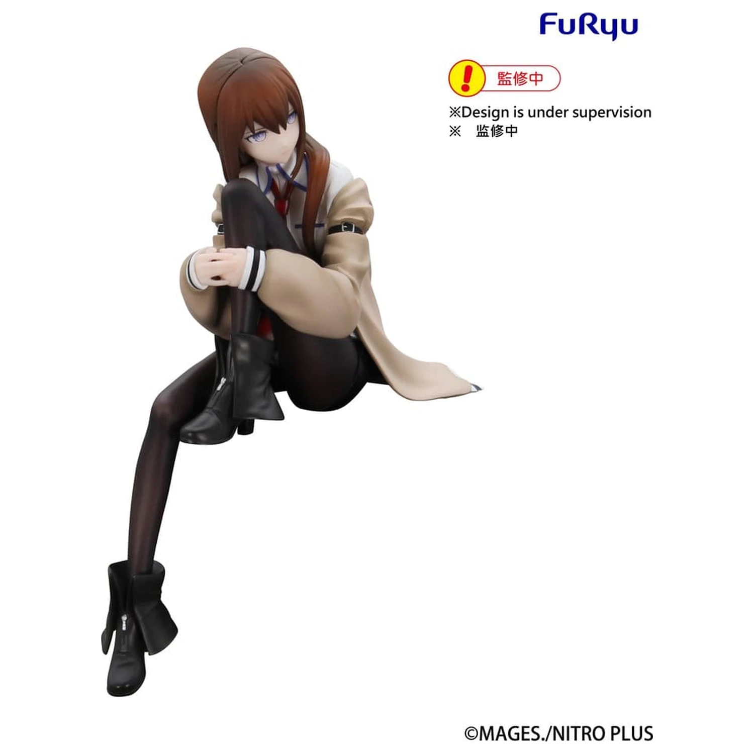 Steins Gate Noodle Stopper Kurisu Makise PVC szobor figura 14 cm    termékfotó