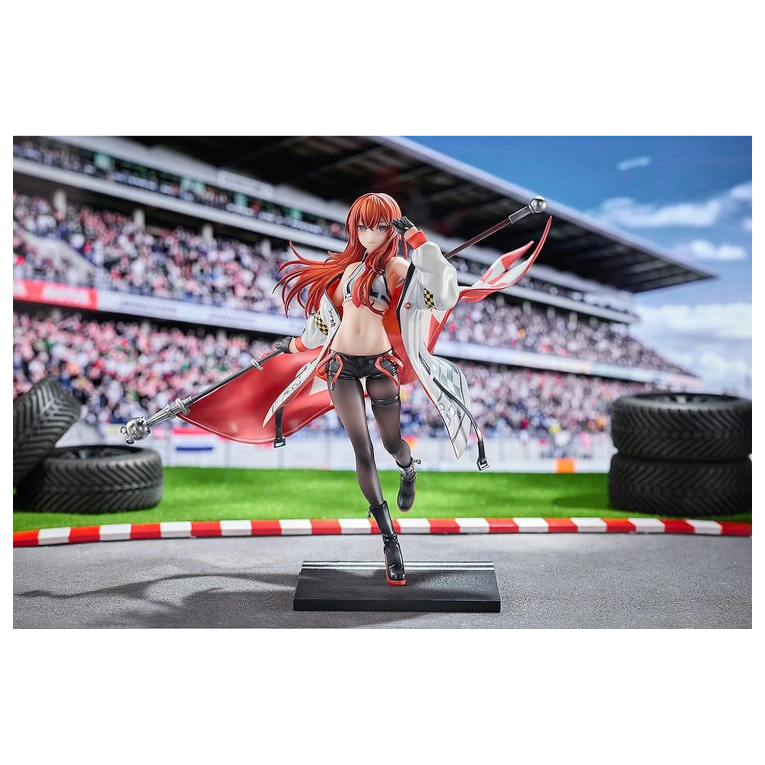 Steins;Gate PVC figura 1/7 Kurisu Makise: Racing Ver. 24 cm termékfotó