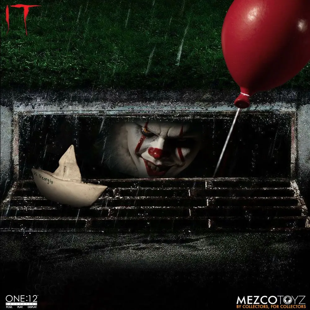 Stephen Kings It 2017 1/12 Pennywise akciófigura 17 cm termékfotó