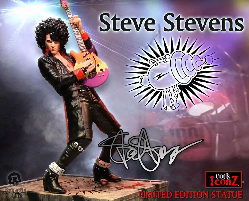 Steve Stevens Rock Iconz 1/9 Limitált kiadás szobor figura 22 cm termékfotó