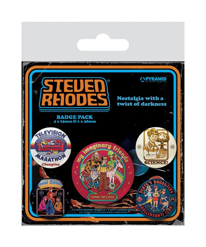 Steven Rhodes Collection kitűző csomag (5 darab) termékfotó