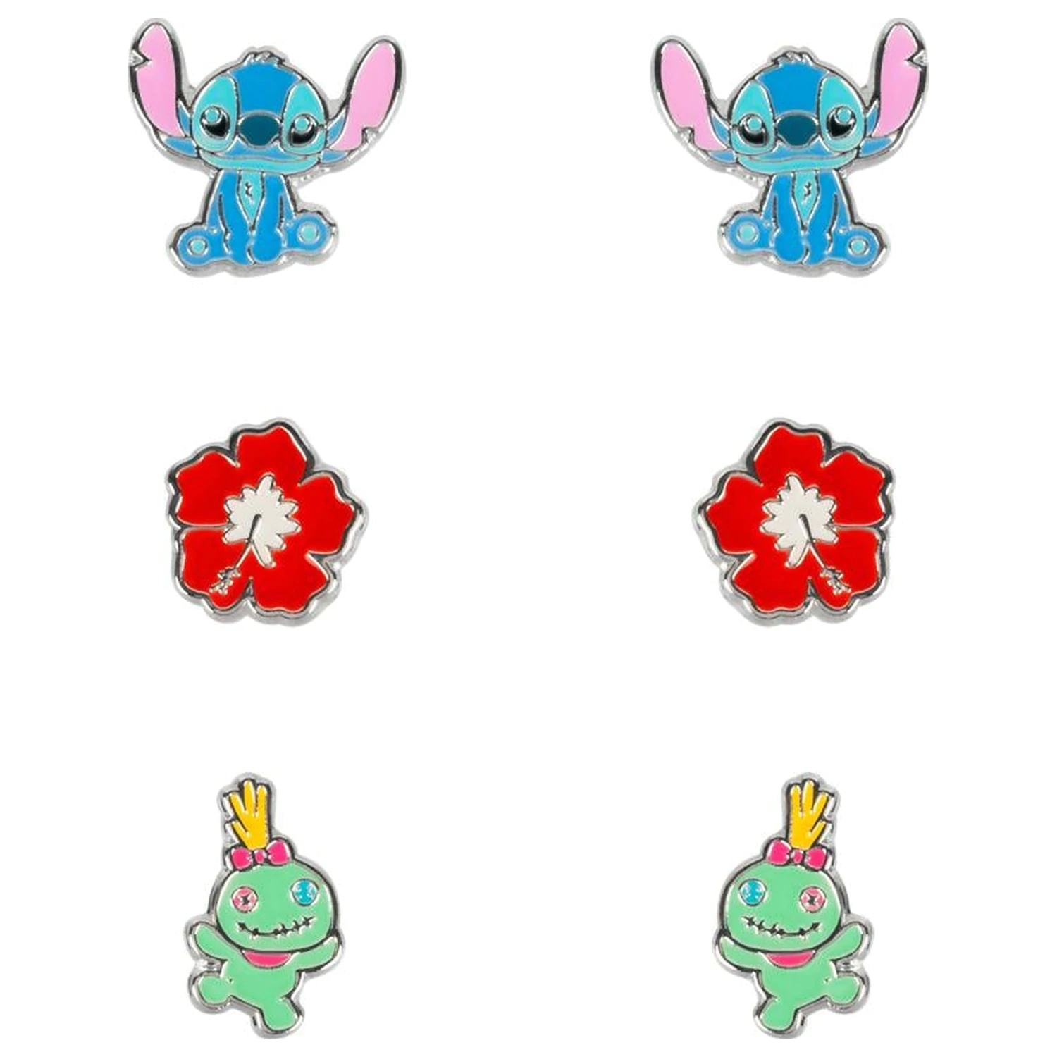 Stitch 3 db-os fülbevaló csomag termékfotó