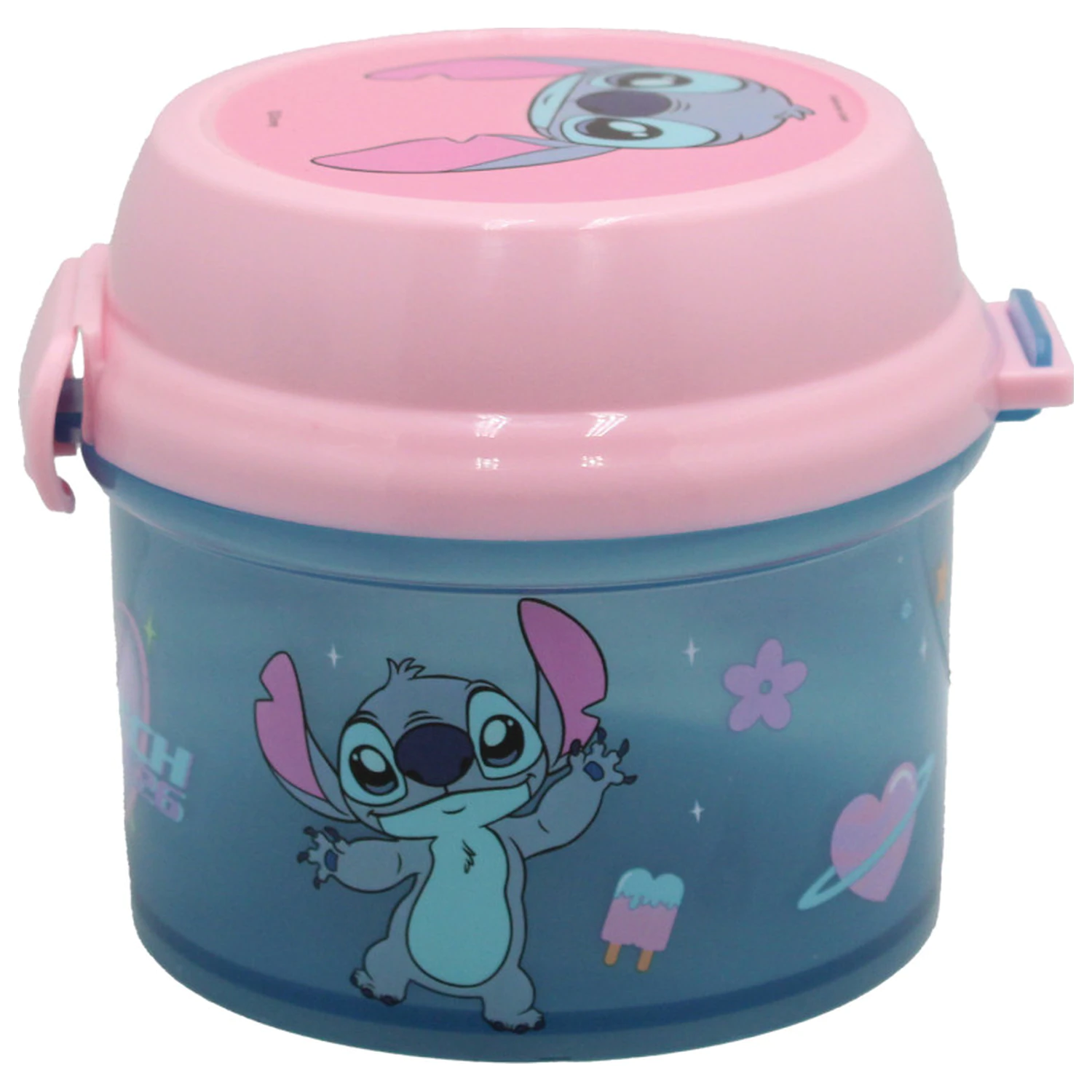Stitch Alien 626 műanyag snack tartó, uzsonnás doboz 270 ml termékfotó