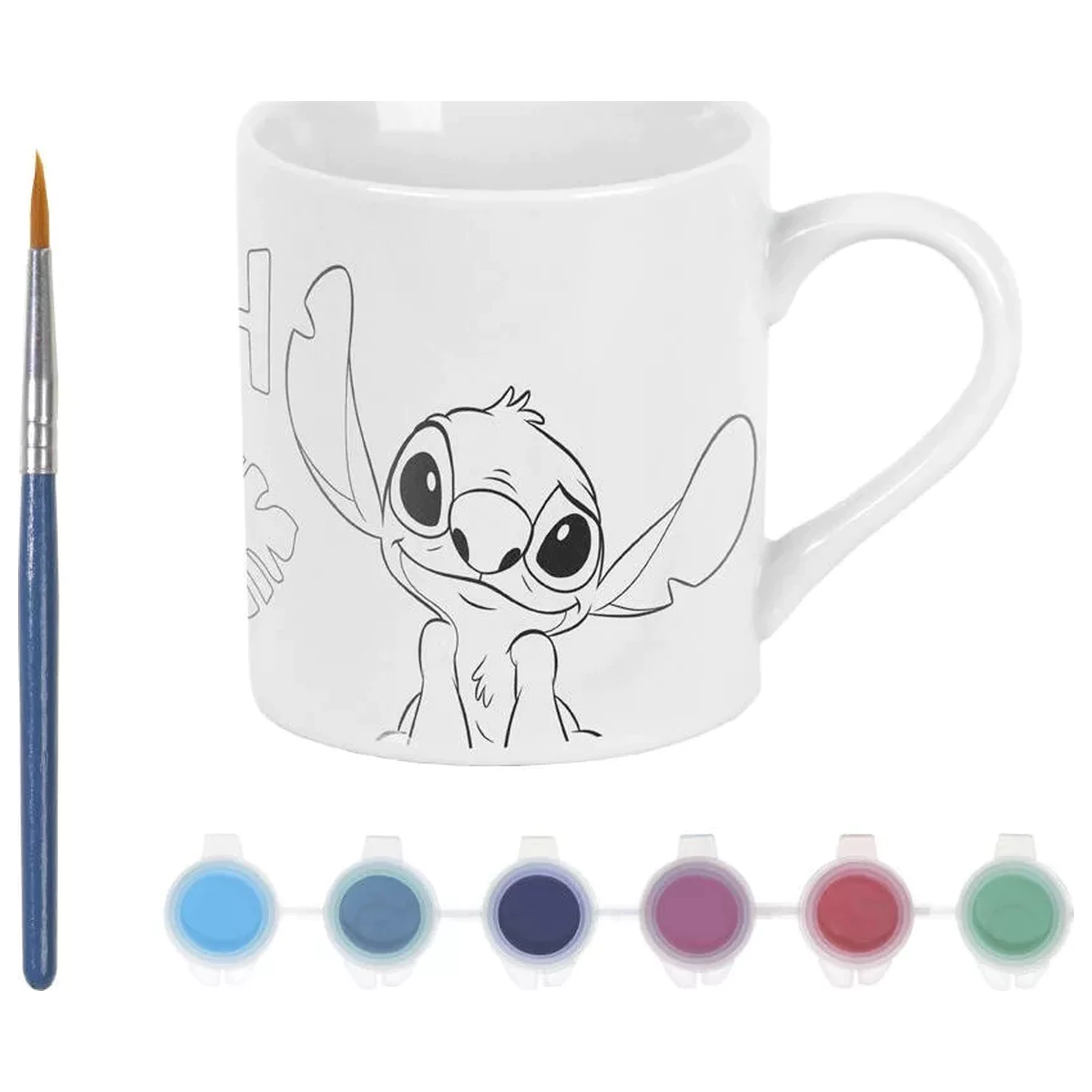 Stitch Alien festhető porcelán bögre 235 ml termékfotó