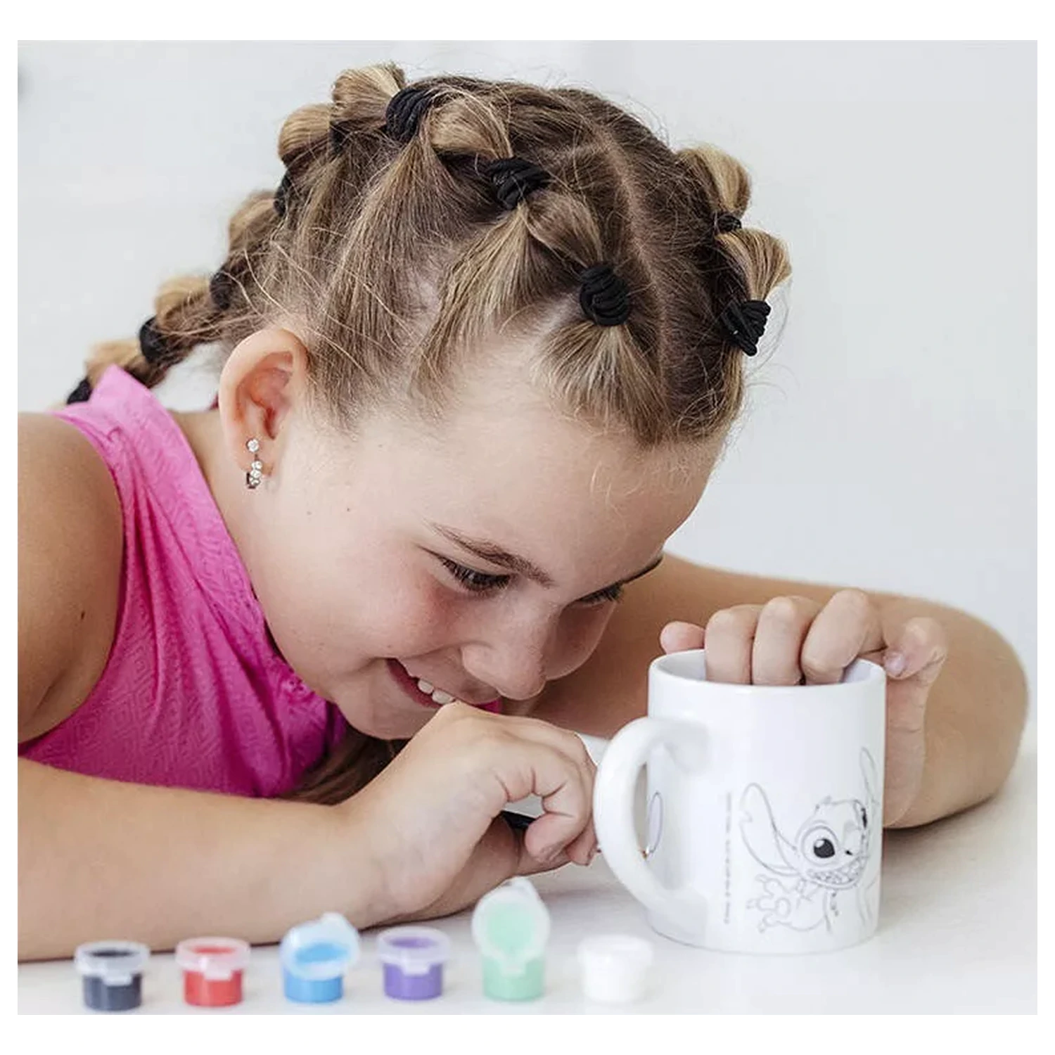 Stitch Alien festhető porcelán bögre 235 ml termékfotó