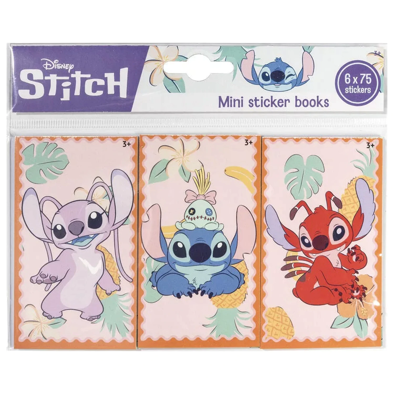 Stitch Aliens mini matrica szett 6 db-os termékfotó