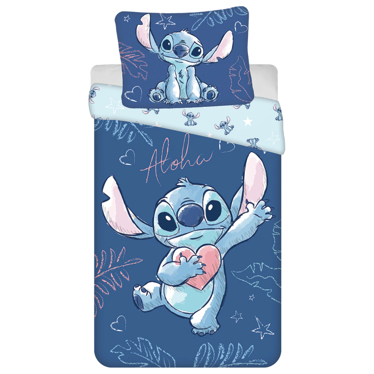 Stitch Aloha Blue ágyneműhuzat termékfotó
