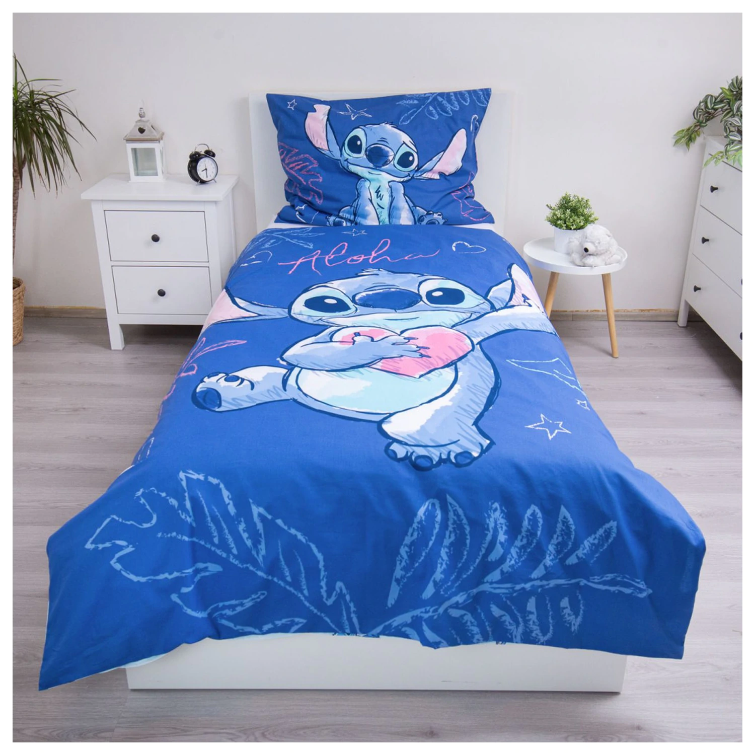 Stitch Aloha Blue ágyneműhuzat termékfotó