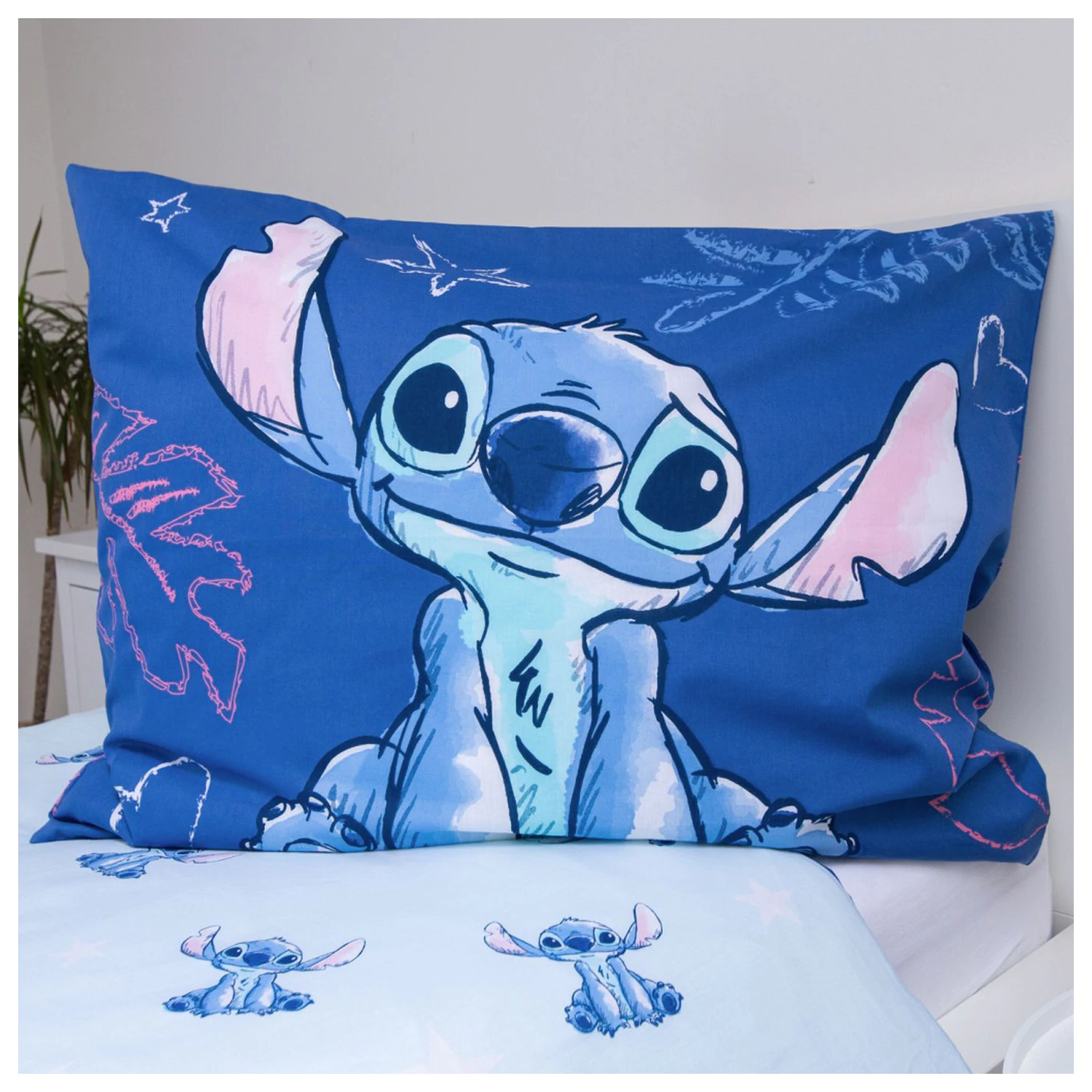 Stitch Aloha Blue ágyneműhuzat termékfotó