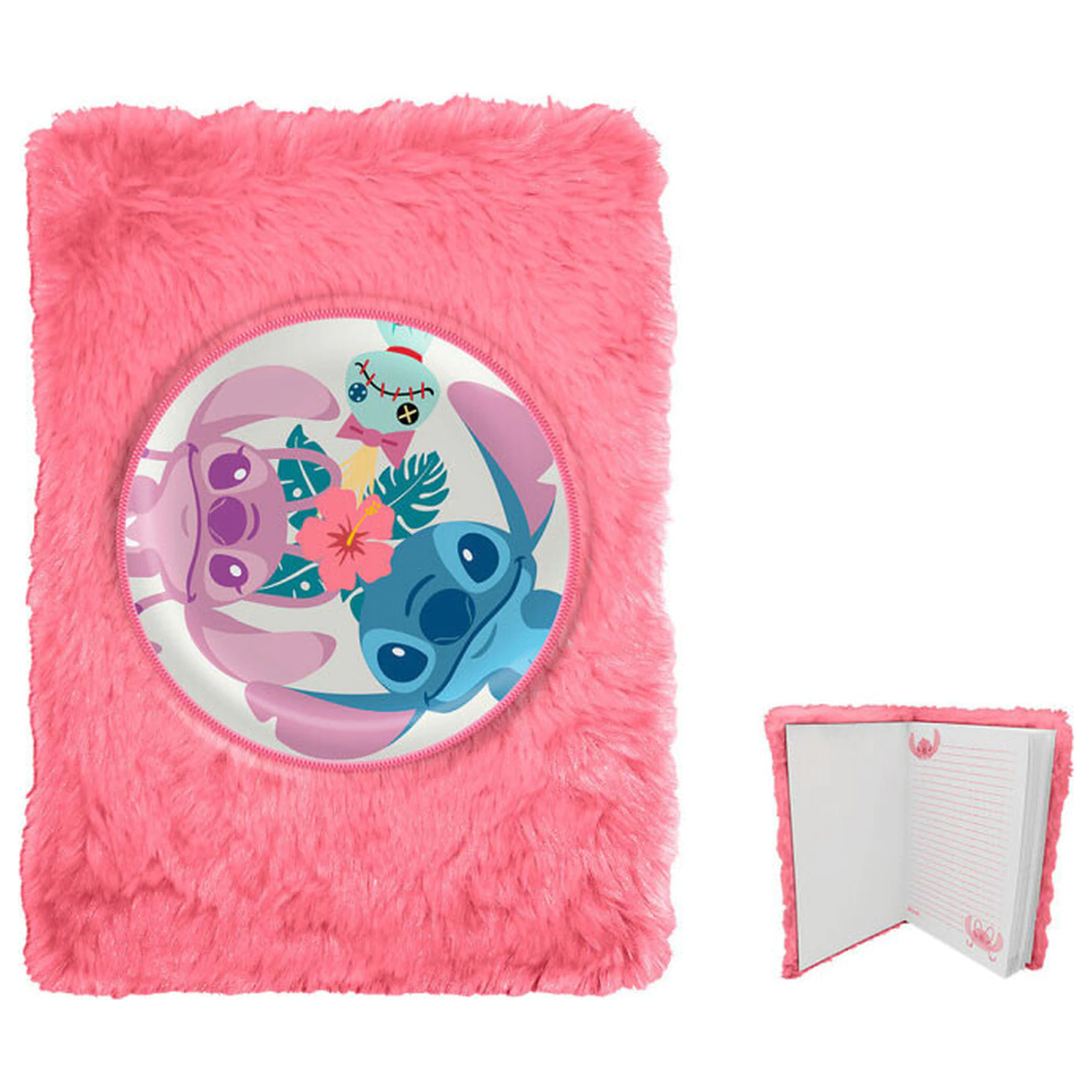 Stitch Aloha plüss A5 notesz, jegyzetfüzet termékfotó