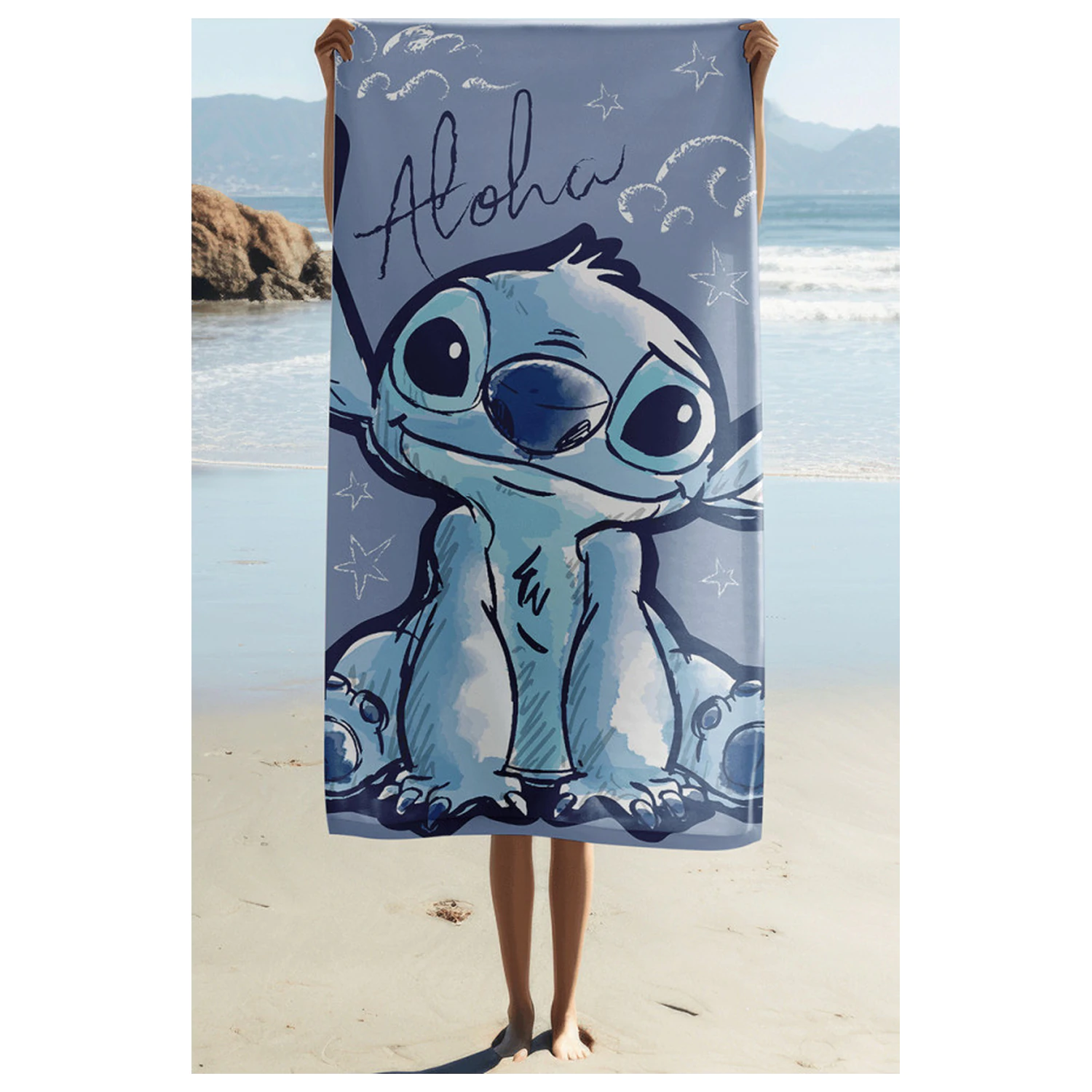 Stitch Aloha törölköző 70x140cm termékfotó