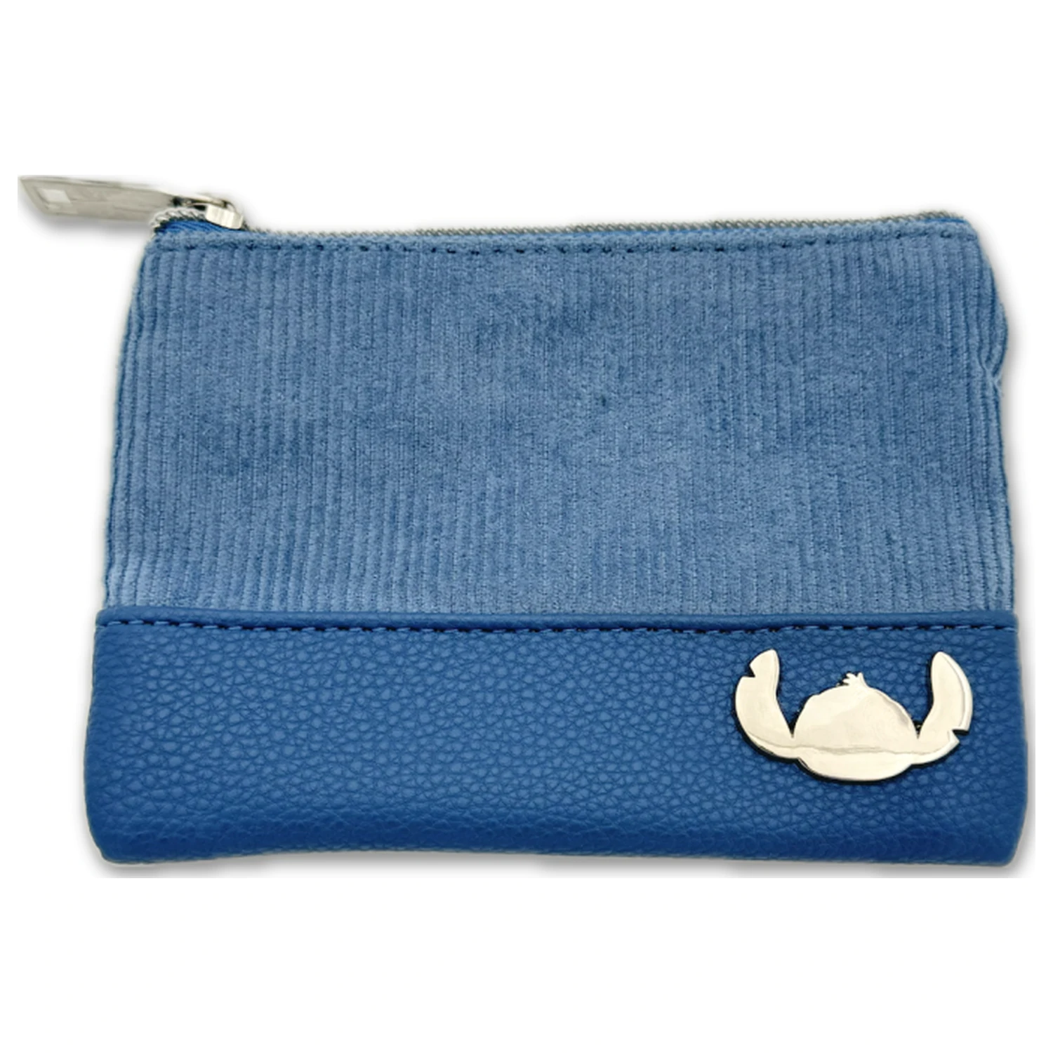 Stitch & Angel Blue Corduroy Fashion Duo pénztárca termékfotó