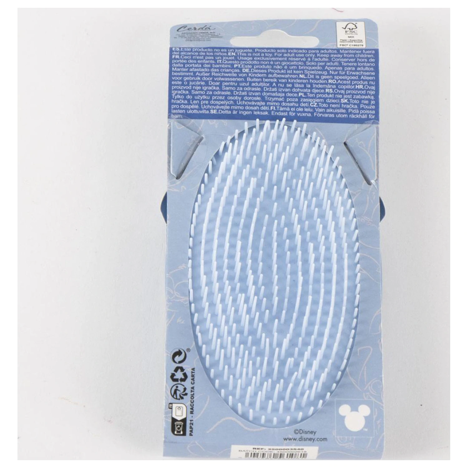 Stitch Angel csillámos hajkefe, fésű 13 cm termékfotó