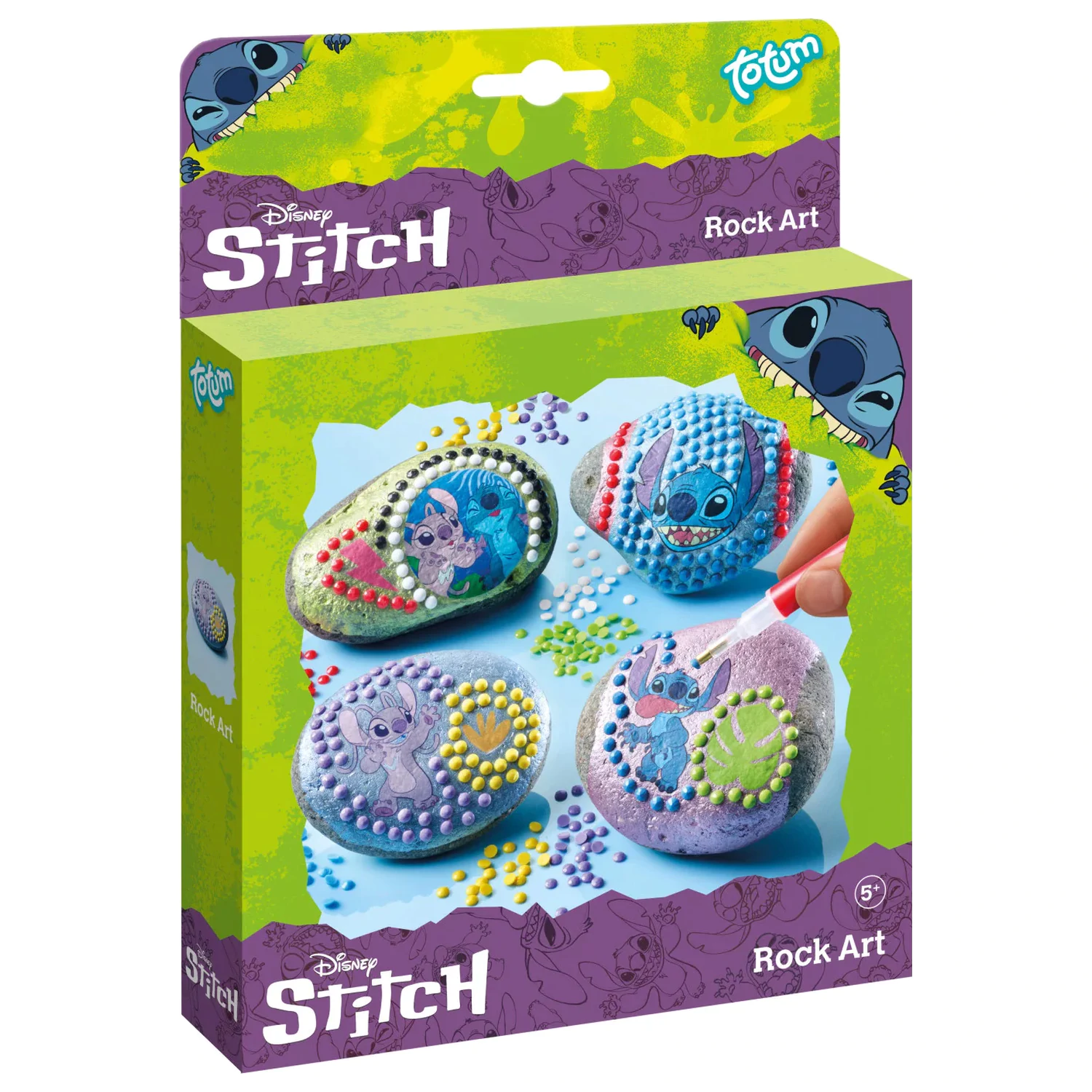 Stitch Angel kavics díszítő készlet matricával termékfotó