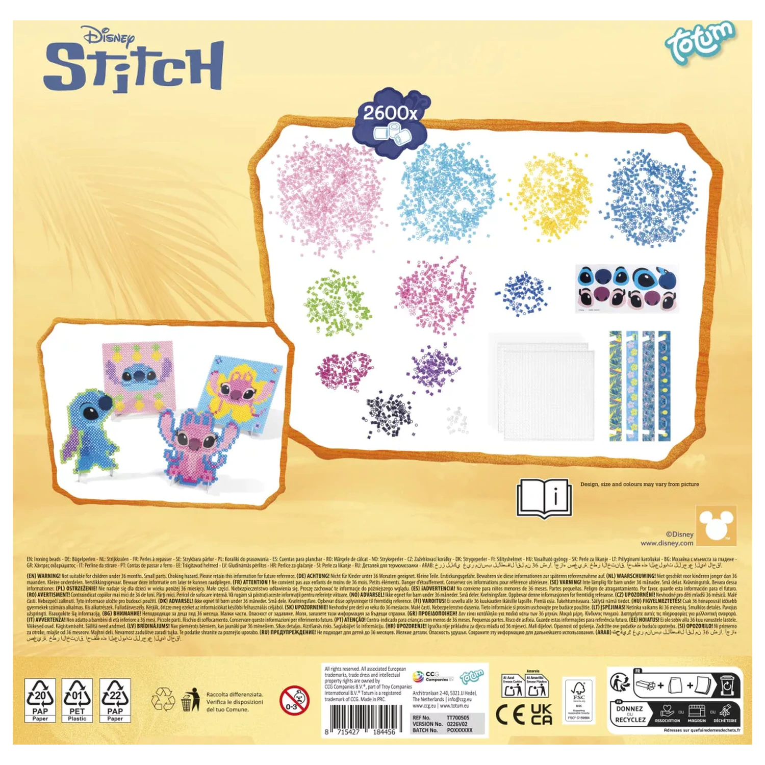 Stitch Angel vasalható gyöngy kreatív szett termékfotó