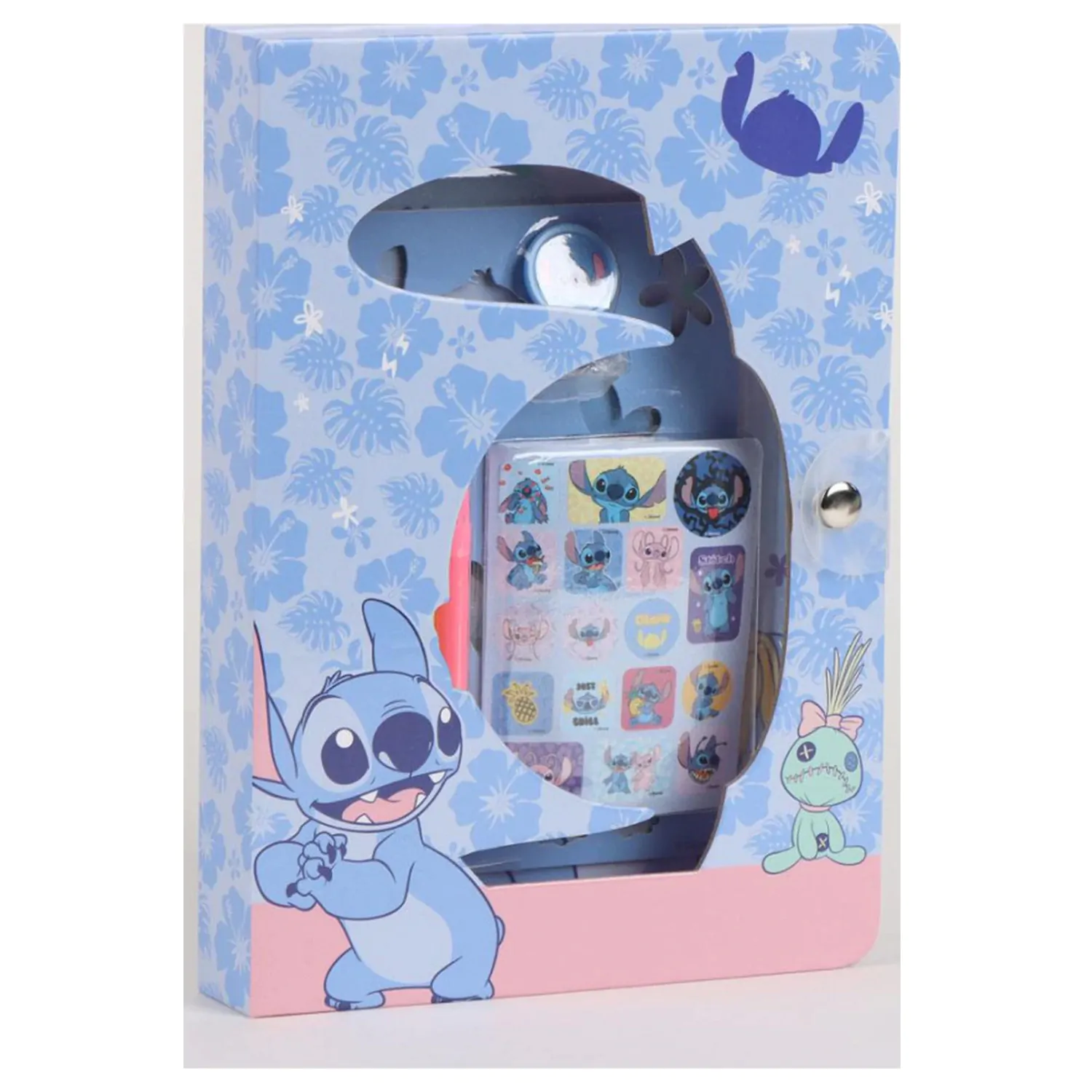 Stitch Banana színezhető füzet szett sablonnal termékfotó