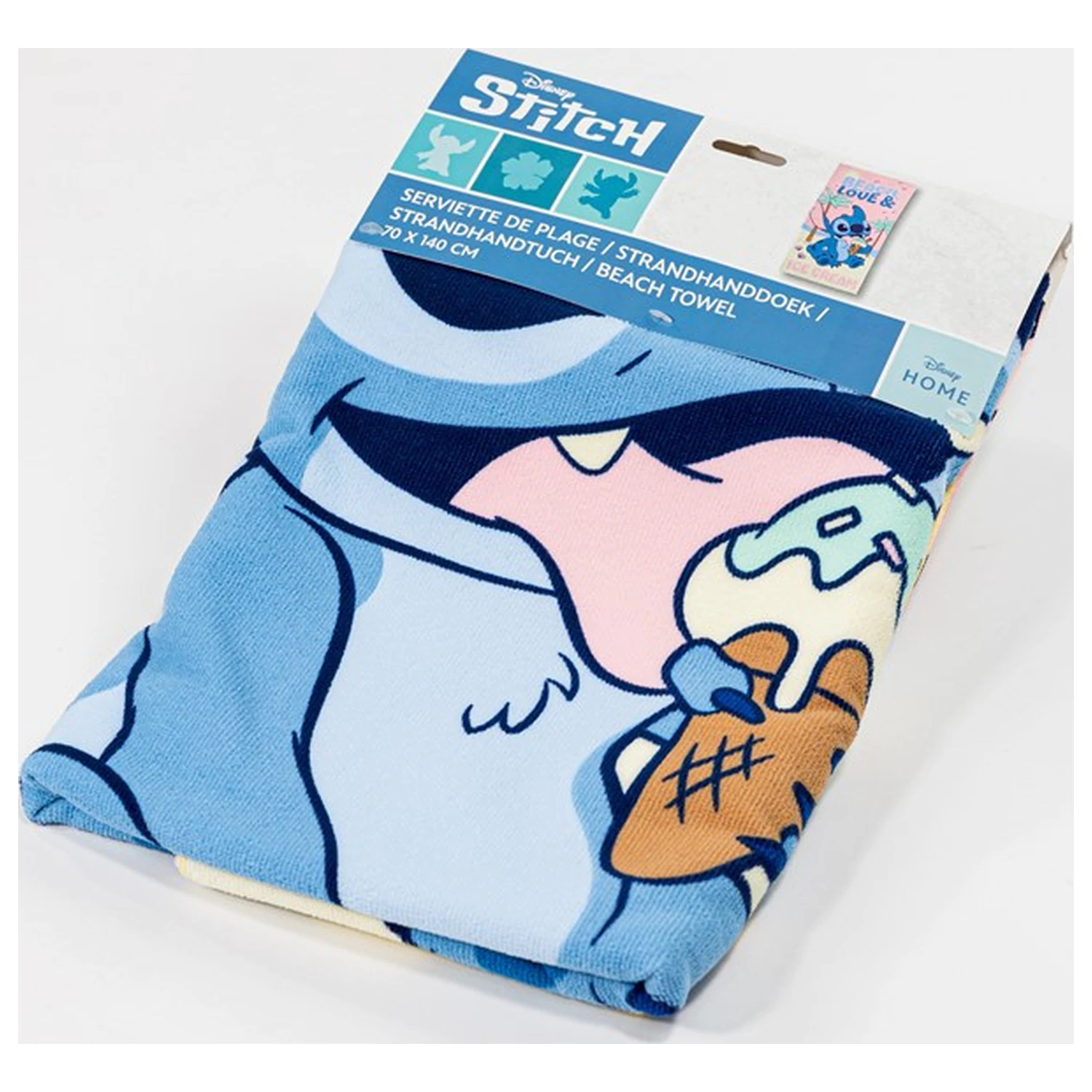 Stitch Beach Ice Cream törölköző 70x140cm termékfotó