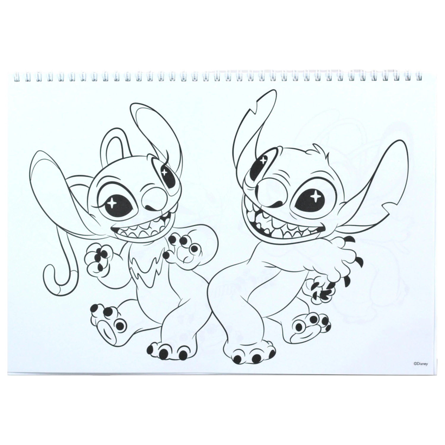 Stitch Blast A/4 spirál vázlatfüzet 40 lapos matricával termékfotó