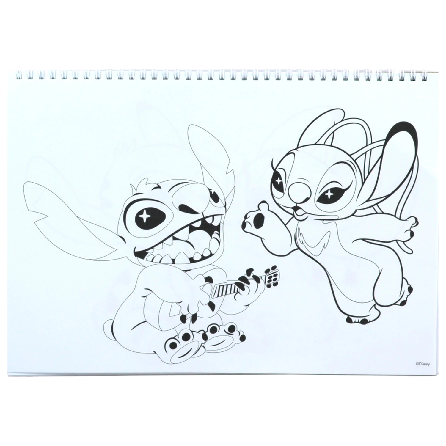 Stitch Blast A/4 spirál vázlatfüzet 40 lapos matricával termékfotó