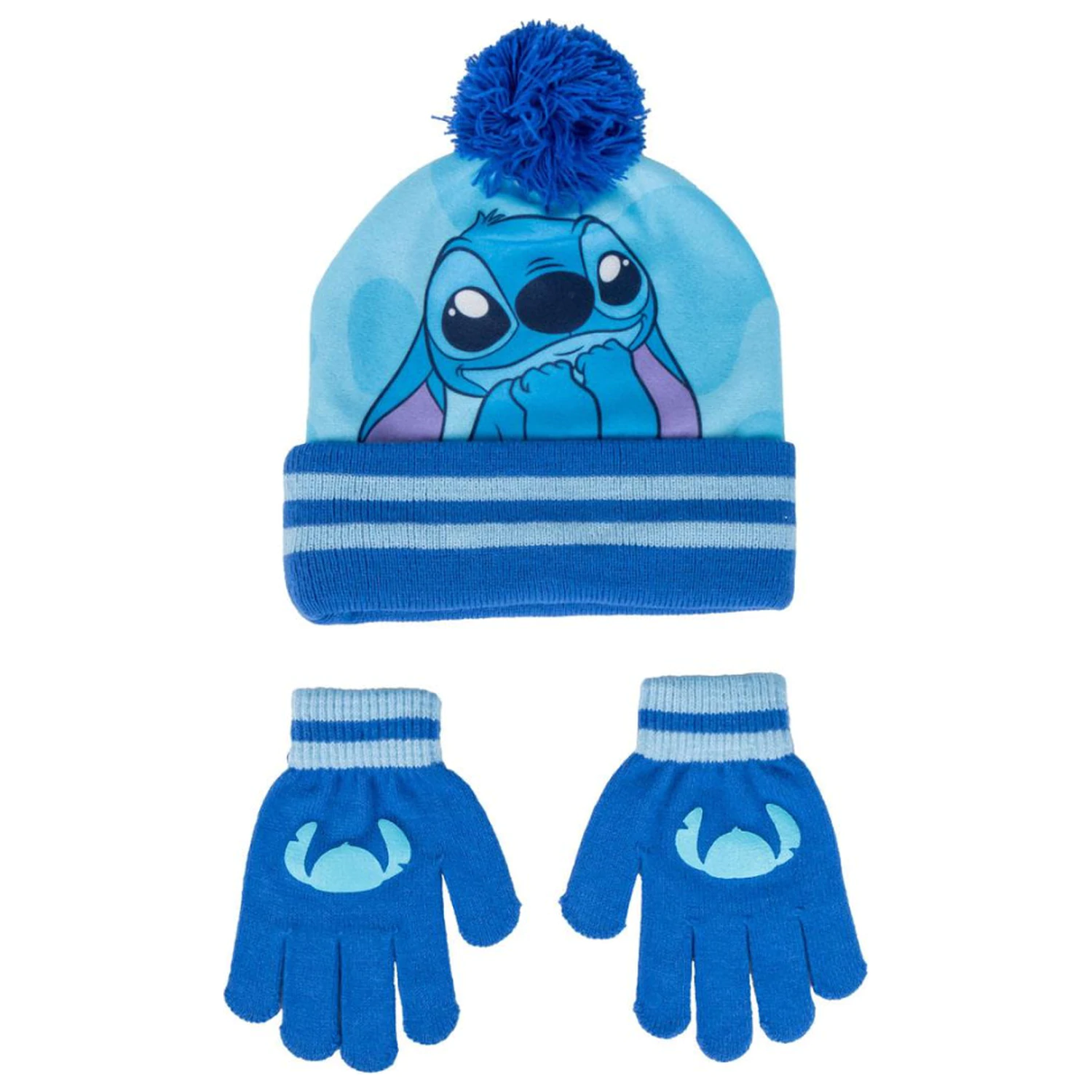 Stitch Blue gyerek sapka + kesztyű szett termékfotó