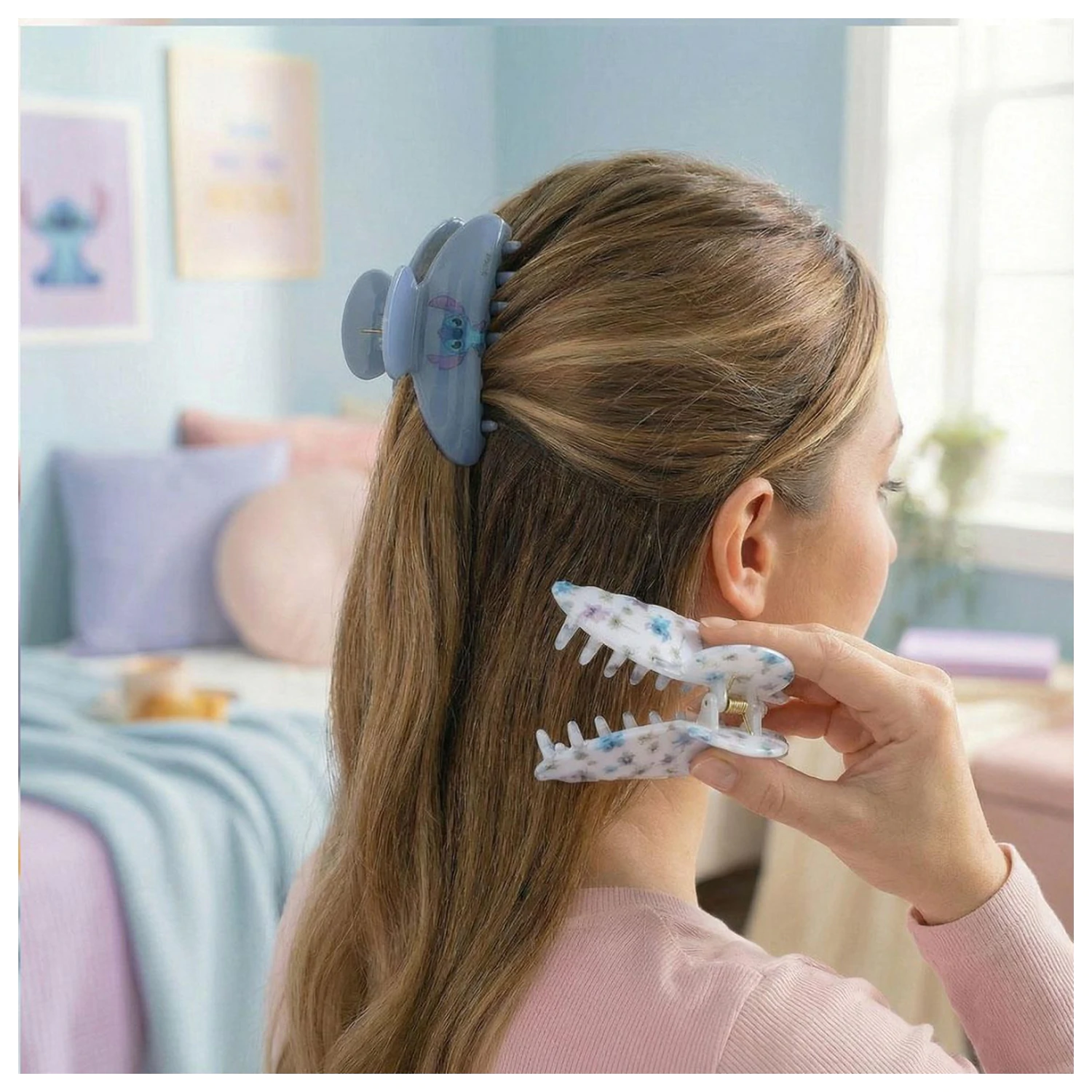 Stitch Blue hajcsat szett 2 db-os termékfotó