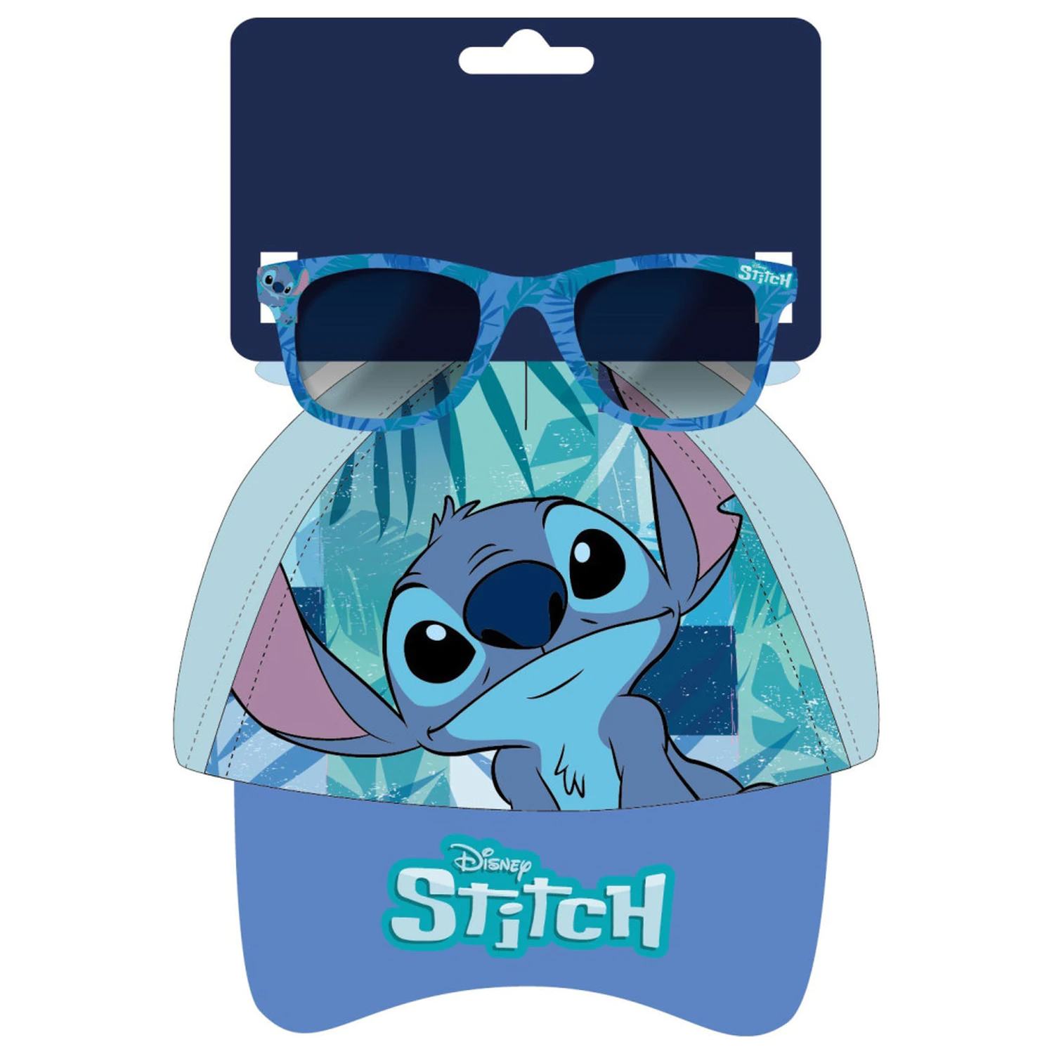 Stitch Blue Leaf napszemüveg és baseball sapka szett termékfotó